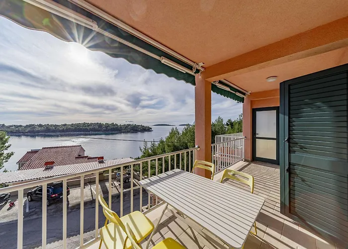 아파트 Adriatic Sea View Retreat Gora